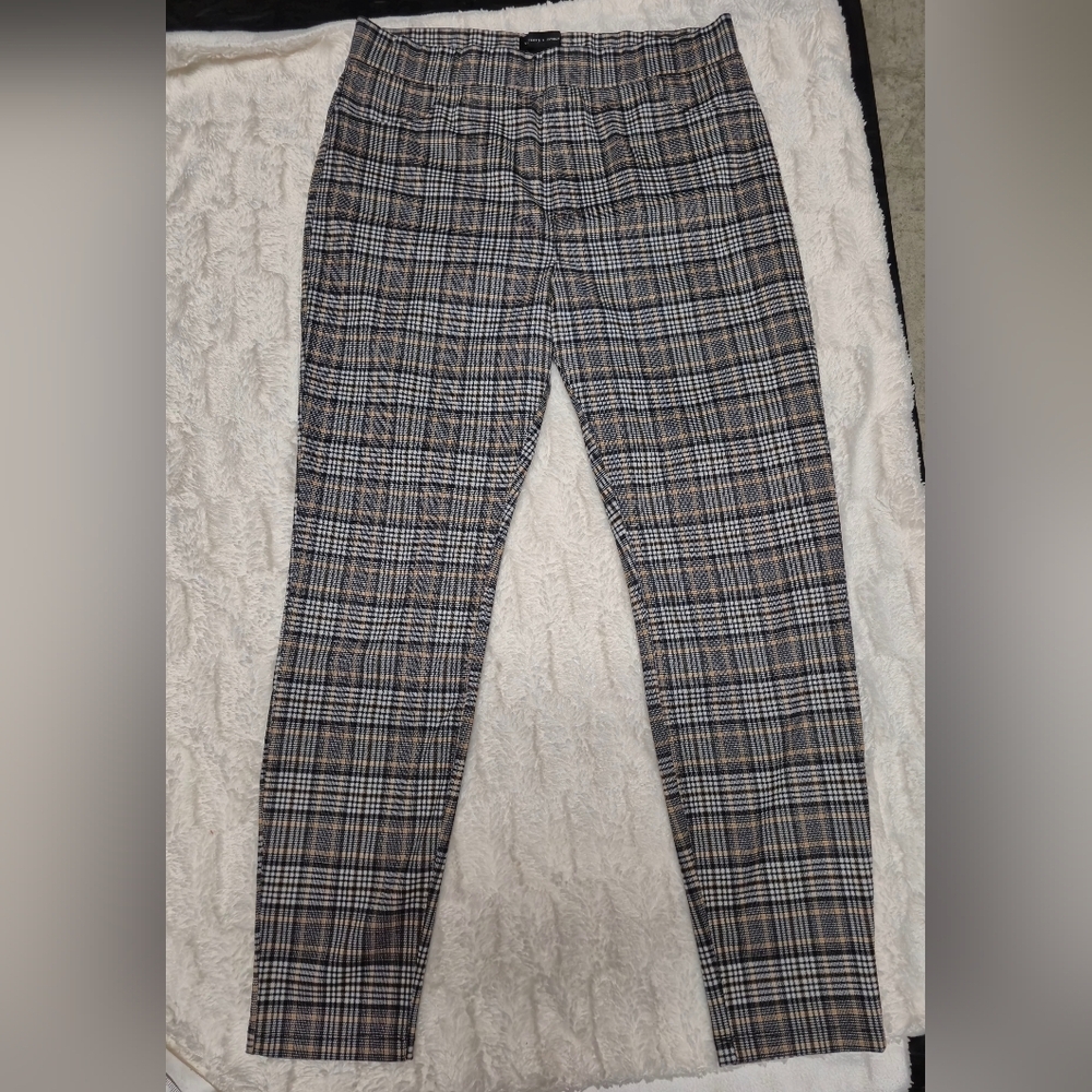 Plaid Chinos‎ - Black and Brown
